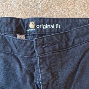Carhartt Original Fit Black Pants